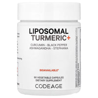 Codeage, Liposomal Turmeric+, 90 Vegetable Capsules UPC 853919008472 | Hilife Vitamins