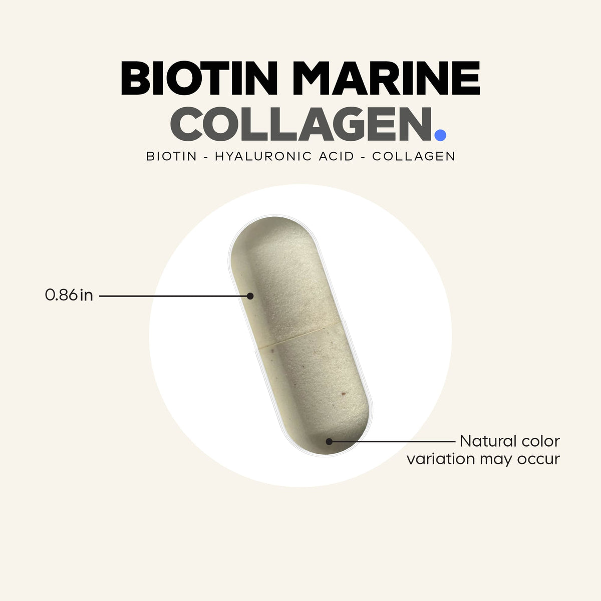 Codeage, Biotin Marine Collagen+, 120 capsules UPC 853919008571 | Hilife Vitamins