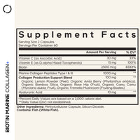 Codeage, Biotin Marine Collagen+, 120 capsules UPC 853919008571 | Hilife Vitamins