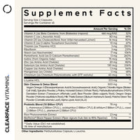 Codeage, Clearface Vitamins+, 90 Vegetable Capsules UPC 853919008731 | Hilife Vitamins