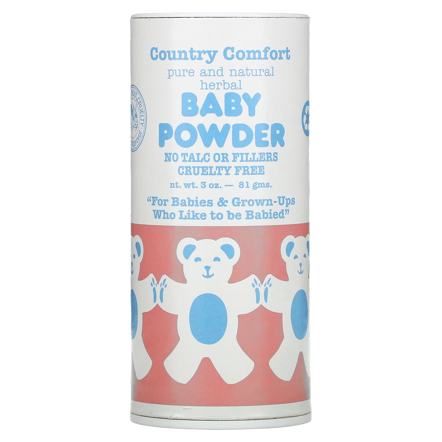 Country Comfort Herbals, Baby Powder, 3 Oz UPC 029992001000 | Hilife Vitamins