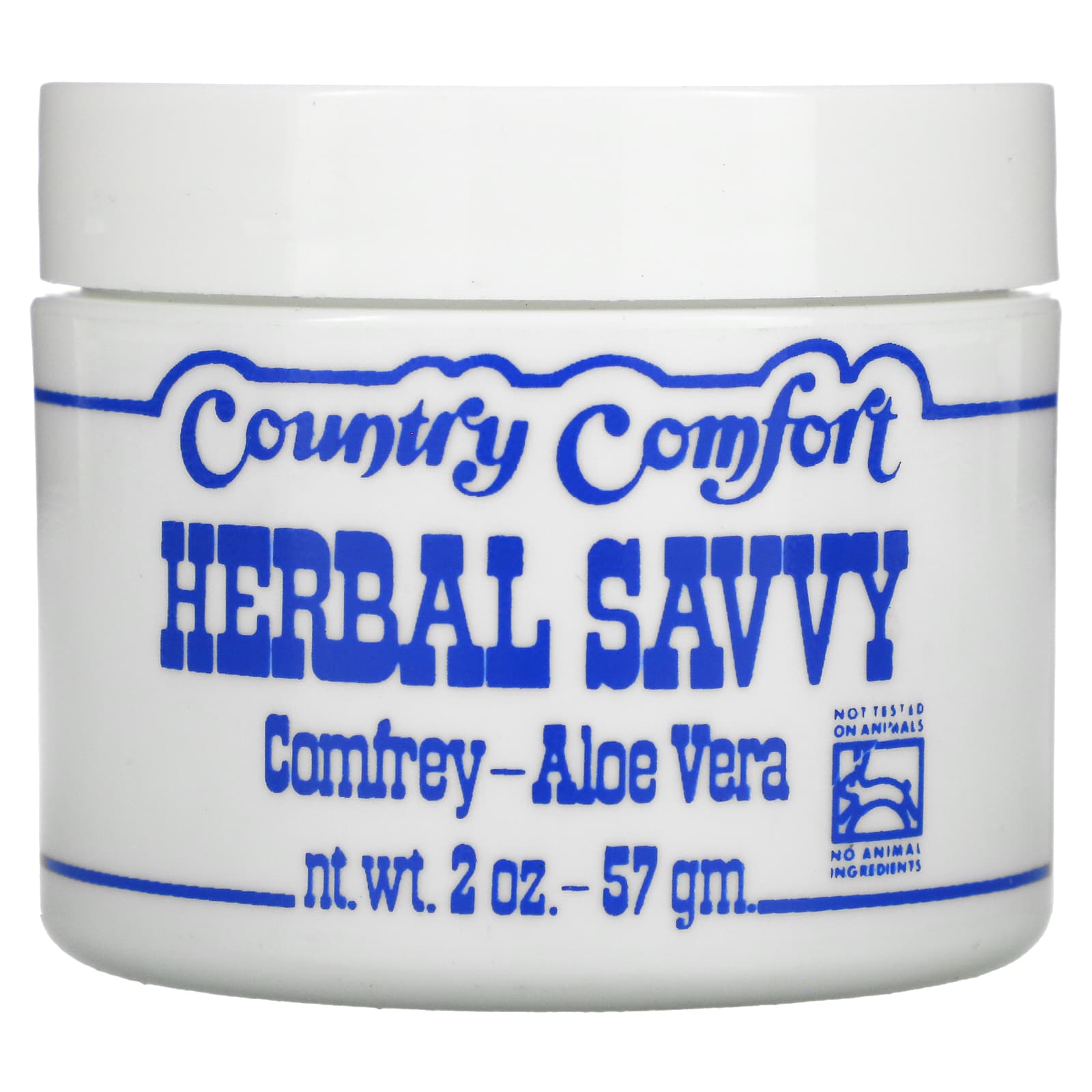 Country Comfort Herbals, Herbal Savvy Comfrey Aloe Vera, 2 Oz UPC 029992001123 | Hilife Vitamins