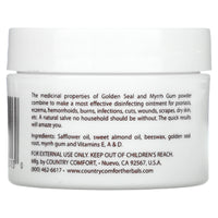 Country Comfort Herbals, GOLDENSEAL MYRRH HERBAL SAVVY, 1 Oz UPC 029992001130 | Hilife Vitamins