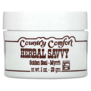 Country Comfort Herbals, GOLDENSEAL MYRRH HERBAL SAVVY, 1 Oz - 029992001130 | Hilife Vitamins