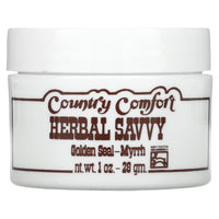 Country Comfort Herbals, GOLDENSEAL MYRRH HERBAL SAVVY, 1 Oz UPC 029992001130 | Hilife Vitamins