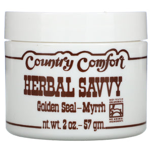 Country Comfort Herbals, Herbal Savvy Goldenseal Myrrh, 2 Oz - 029992001147 | Hilife Vitamins
