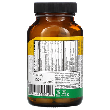 Country Life, GLYCEMIC FACTORS FORMULA II-NEW IMPROVED, 100 Tablets UPC 015794015758 | Hilife Vitamins