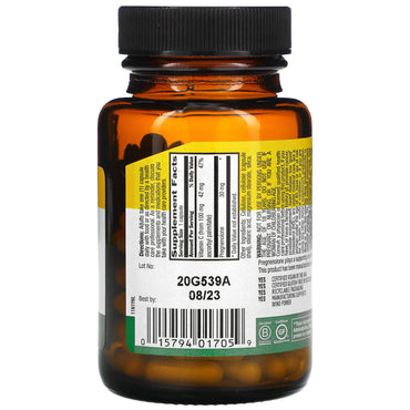 Country Life, Pregnenolone, 30 mg, 60 Vegan Capsules UPC 015794017059 | Hilife Vitamins