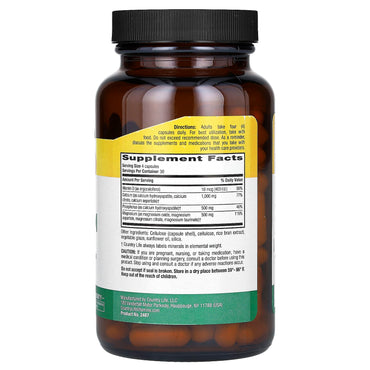 Country Life, Target-Mins, Calcium Magnesium with Vitamin D Complex, 120 Vegan Capsules UPC 015794024873 | Hilife Vitamins