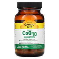 Country Life, CoQ10, 100 mg, 60 Vegetarian Capsules UPC 015794035169 | Hilife Vitamins