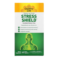 Country Life, Stress Shield, 60 Capsules UPC 015794050346 | Hilife Vitamins