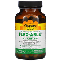 Country Life, Flex Able, 90 Capsules UPC 015794050407 | Hilife Vitamins