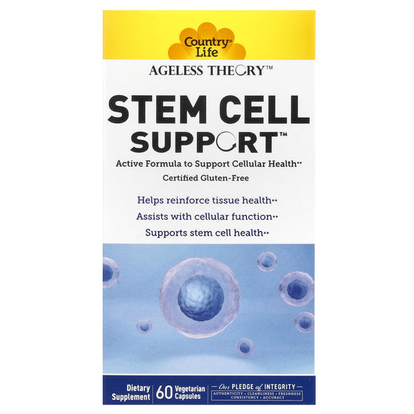 Country Life, Stem Cell Support, 60 Vegetarian Capsules - 015794053026 | Hilife Vitamins