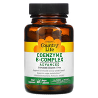 Country Life, Coenzyme B-Complex, Advanced, 60 Vegan Capsules