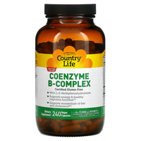 Country Life, Coenzyme B-Complex Caps, 240 Vegan Capsules UPC 015794064169 | Hilife Vitamins