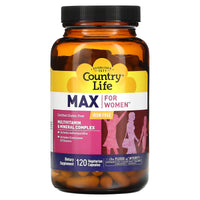 Country Life, Maxine For Woman Caps Iron Free, 120 Capsules UPC 015794081241 | Hilife Vitamins