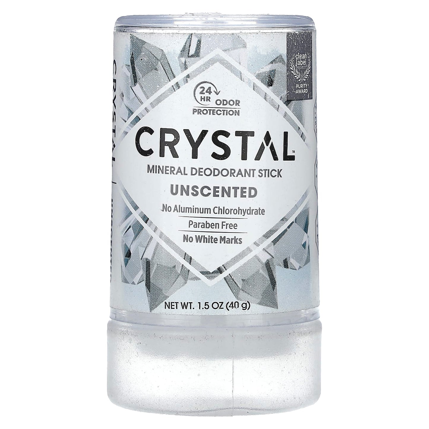 Crystal Body Products, Crystal Body Deodorant Travel Stick, 1.5 Oz UPC 086449002256 | HiLife Vitamins