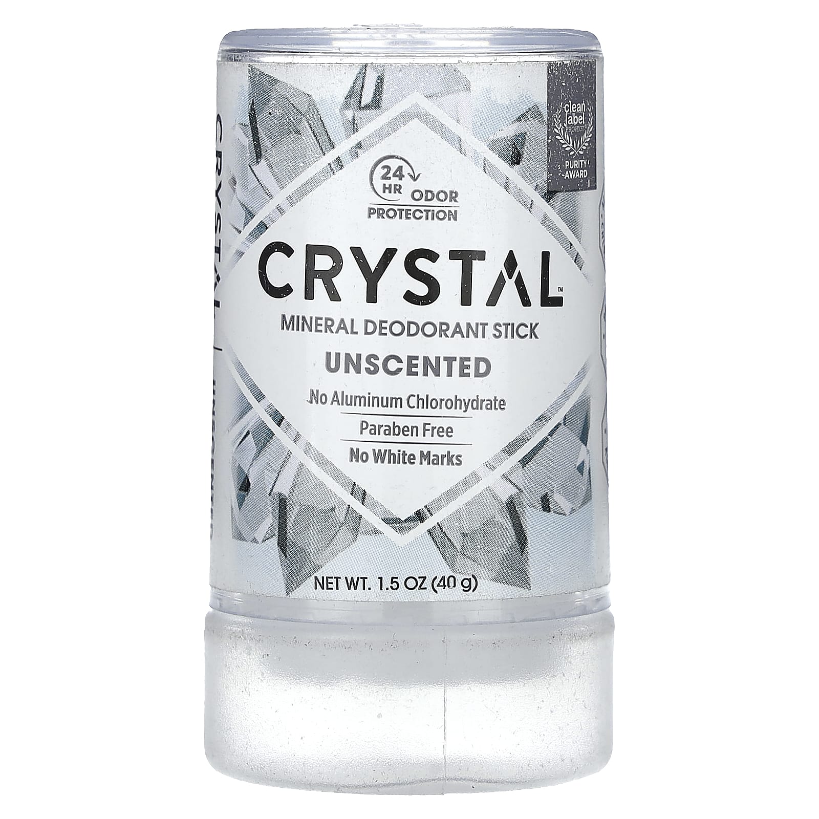 Crystal Body Products, Crystal Body Deodorant Travel Stick, 1.5 Oz UPC 086449002256 | HiLife Vitamins