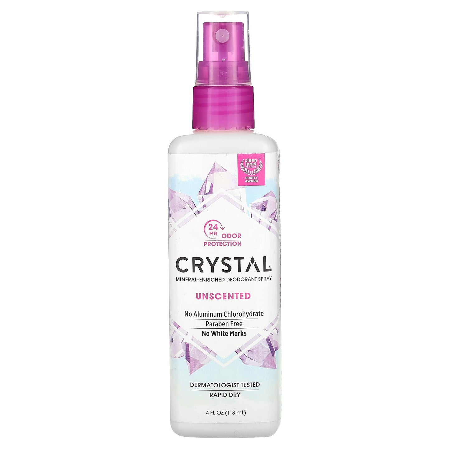 Crystal Body Products, Crystal Body Deodorant Spray, 4 Oz UPC 086449300093 | HiLife Vitamins