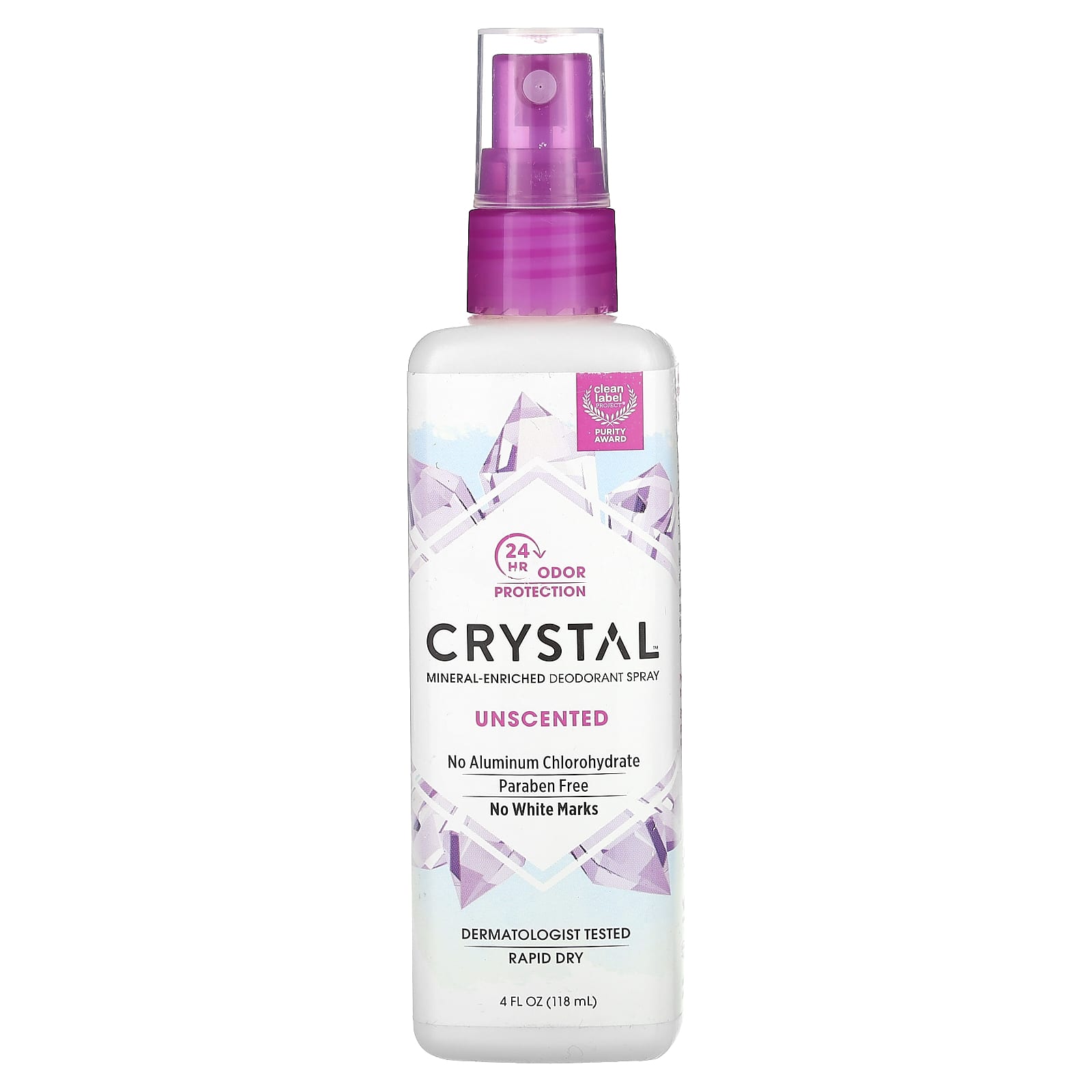 Crystal Body Products, Crystal Body Deodorant Spray, 4 Oz UPC 086449300093 | HiLife Vitamins