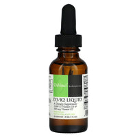 DaVinci Labs, D3/K2 Liquid, 1 fl oz (30 ml) - 026664012128 | Hilife Vitamins