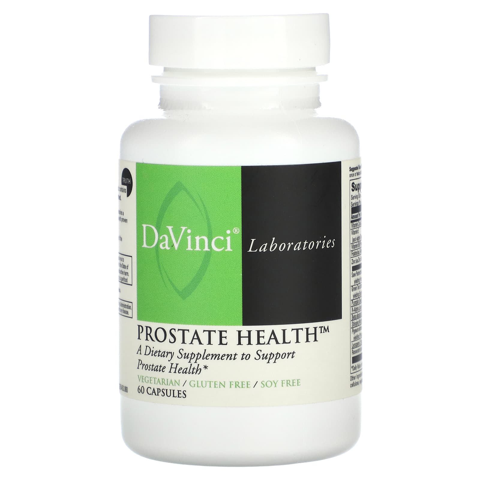 DaVinci Labs, Prostate Health, 60 Capsules - 026664013637 | Hilife Vitamins