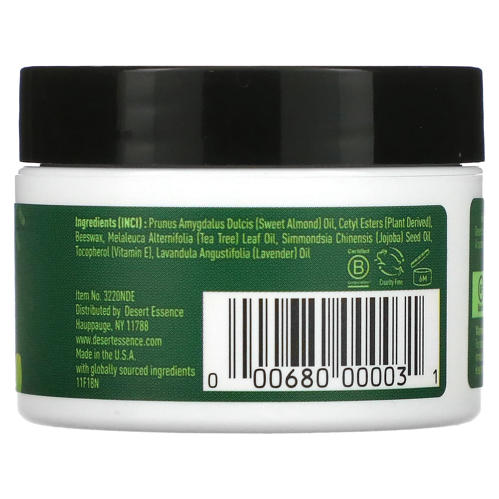 Desert Essence, Tea Tree Oil Ointment, 1 Oz UPC 000680000031 | Hilife Vitamins
