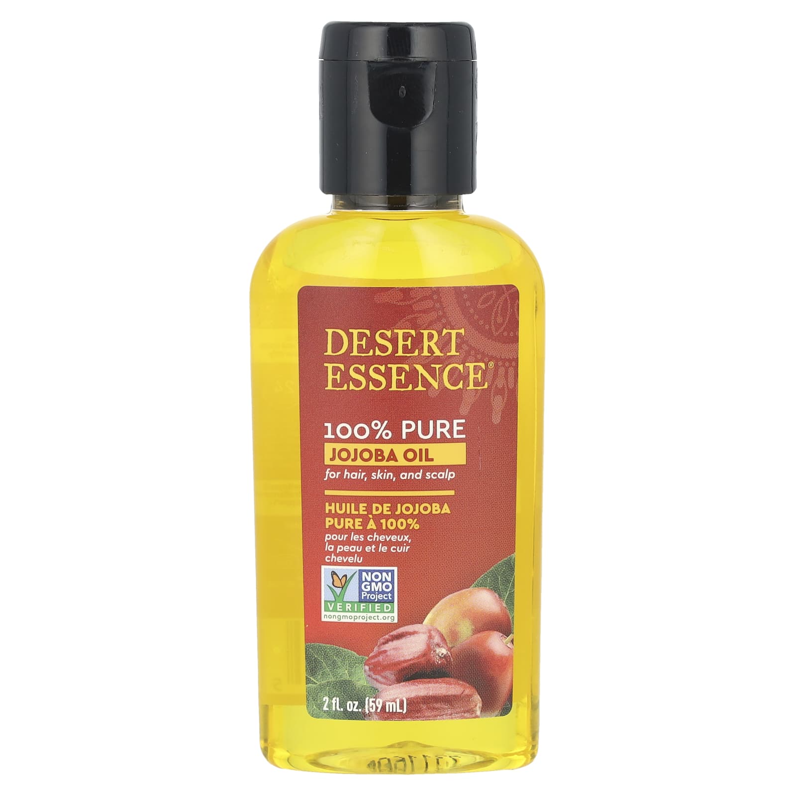 Desert Essence, Jojoba Oil 100% Pure, 2 Oz UPC 718334220055 | Hilife Vitamins