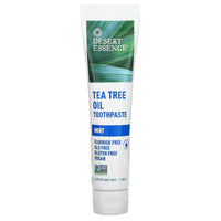 Desert Essence, Toothpaste Tea Tree Mint, 7 Oz - 718334220550 | Hilife Vitamins