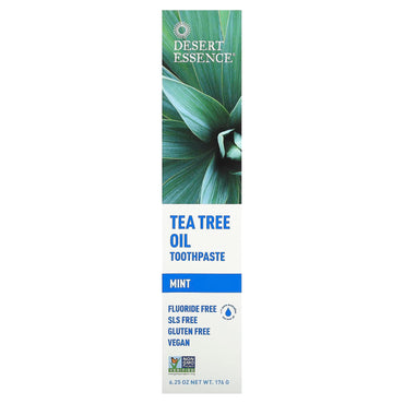 Desert Essence, Toothpaste Tea Tree Mint, 7 Oz UPC 718334220550 | Hilife Vitamins