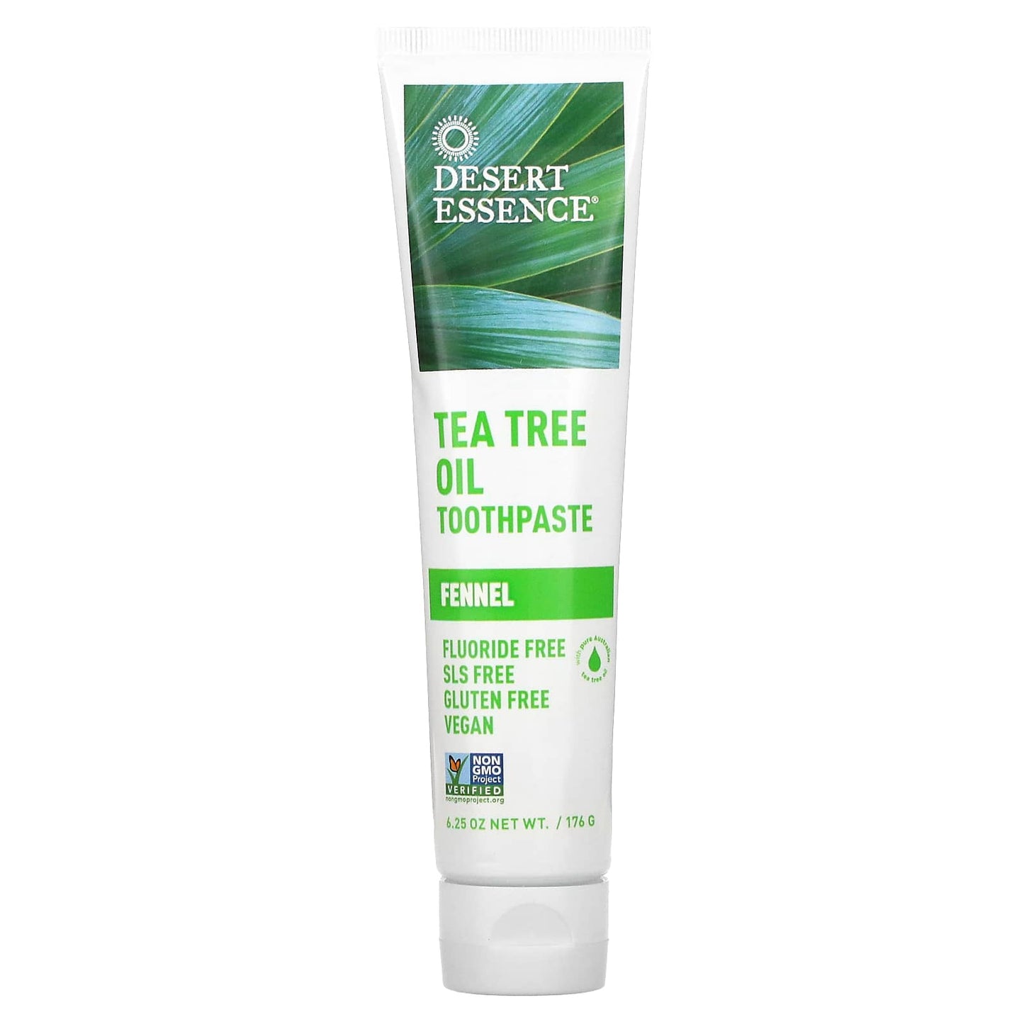 Desert Essence, Toothpaste Tea Tree Fennel-Propolis, 7 Oz UPC 718334220819 | Hilife Vitamins