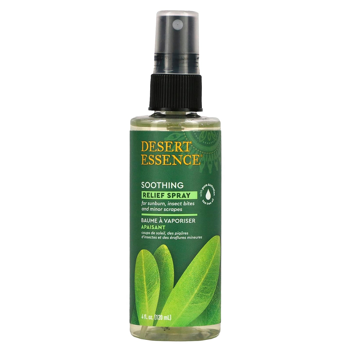 Desert Essence, Tea Tree Relief Spray, 4 Oz - 718334221144 | Hilife Vitamins