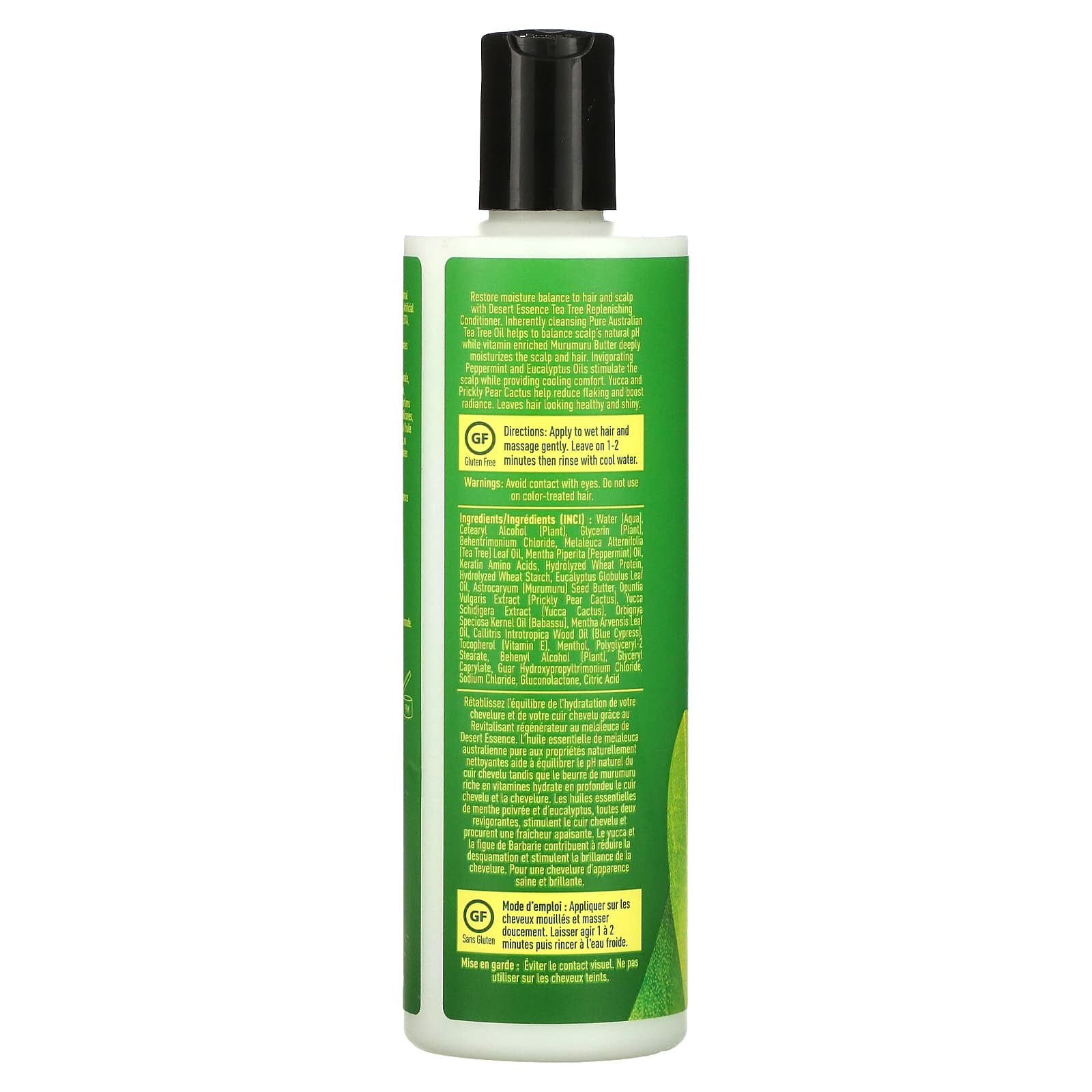 Desert Essence, Daily Replenishing Conditioner With Tea Tree And Jojoba Oil, 12 Oz UPC 718334300474 | Hilife Vitamins