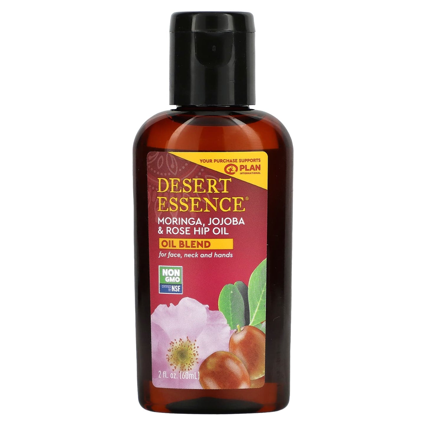 Desert Essence, Moringa, Jojoba, & Rose Hip Oil, 2 Oz UPC 718334331324 | Hilife Vitamins