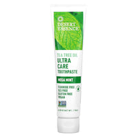 Desert Essence, Toothpaste Ultra Care Natural Tea Tree Oil Mega Mint, 6.25 Oz UPC 718334334141 | Hilife Vitamins