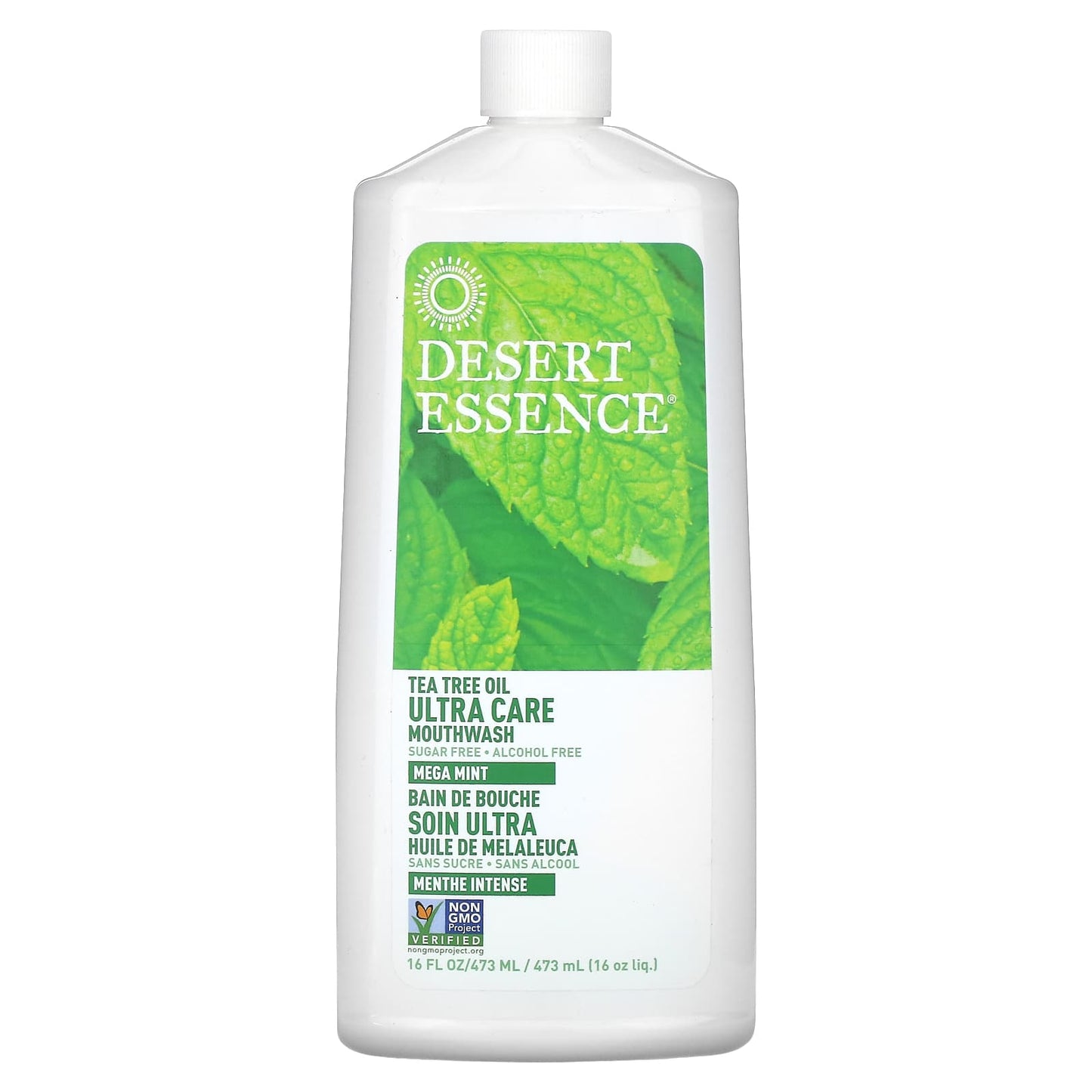 Desert Essence, Mouthwash Ultra Care Tea Tree Oil, 16 Oz UPC 718334334332 | Hilife Vitamins