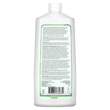 Desert Essence, Mouthwash Ultra Care Tea Tree Oil, 16 Oz UPC 718334334332 | Hilife Vitamins