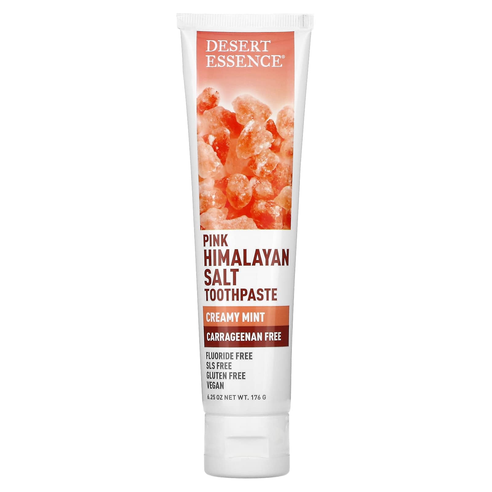 Desert Essence, Pink Himalayan Salt Toothpste, 6.25 Oz paste UPC 718334334417 | HiLife Vitamins