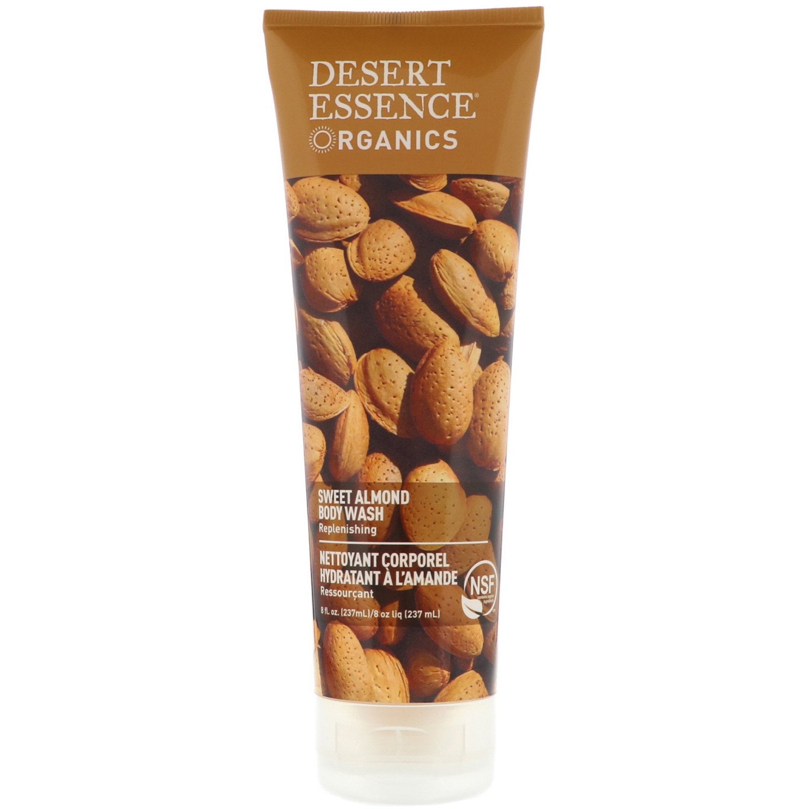 Desert Essence, Organics Bodywash Almond, 8 Oz UPC 718334337333 | Hilife Vitamins