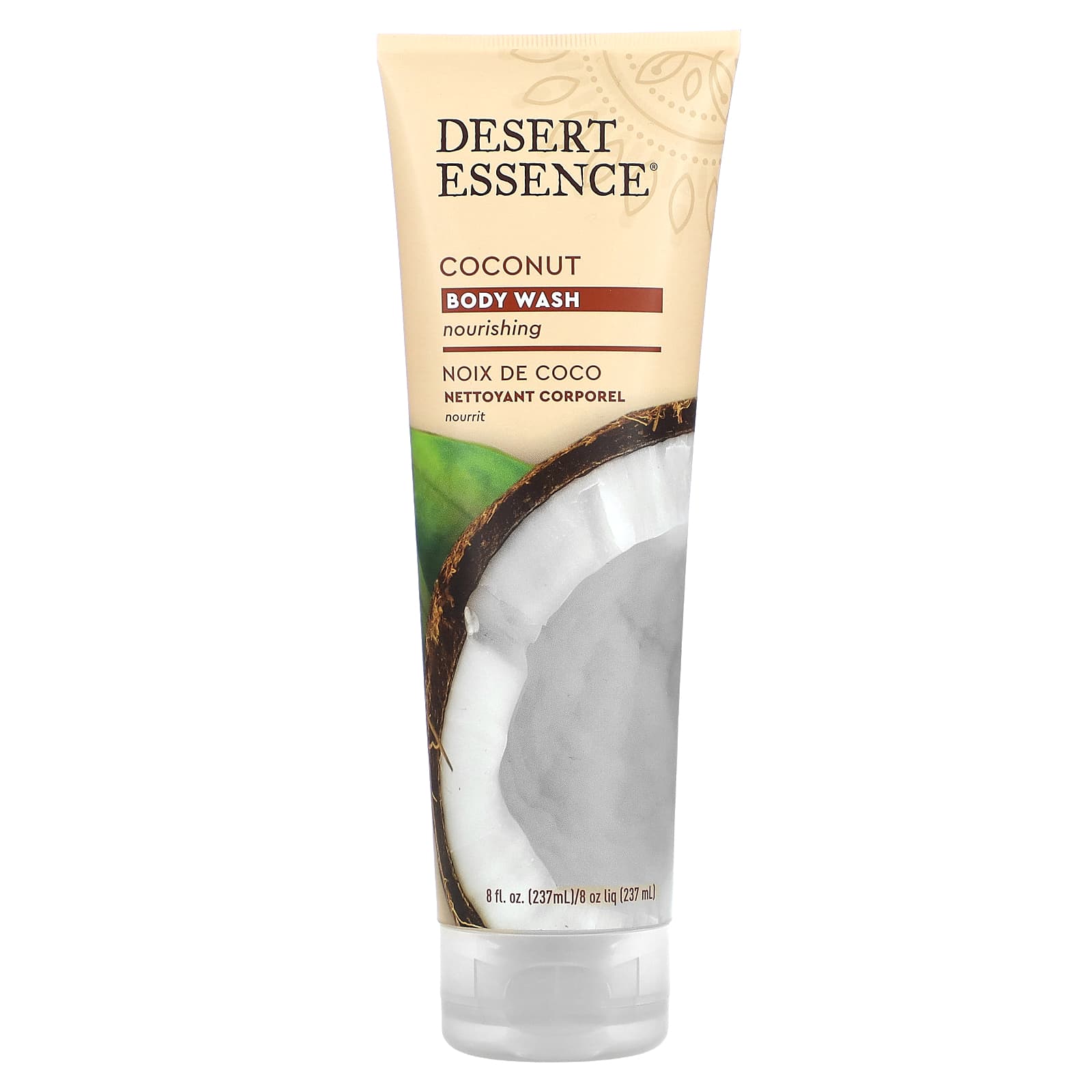 Desert Essence, Organics Bodywash Coconut, 8 Oz - 718334337364 | Hilife Vitamins