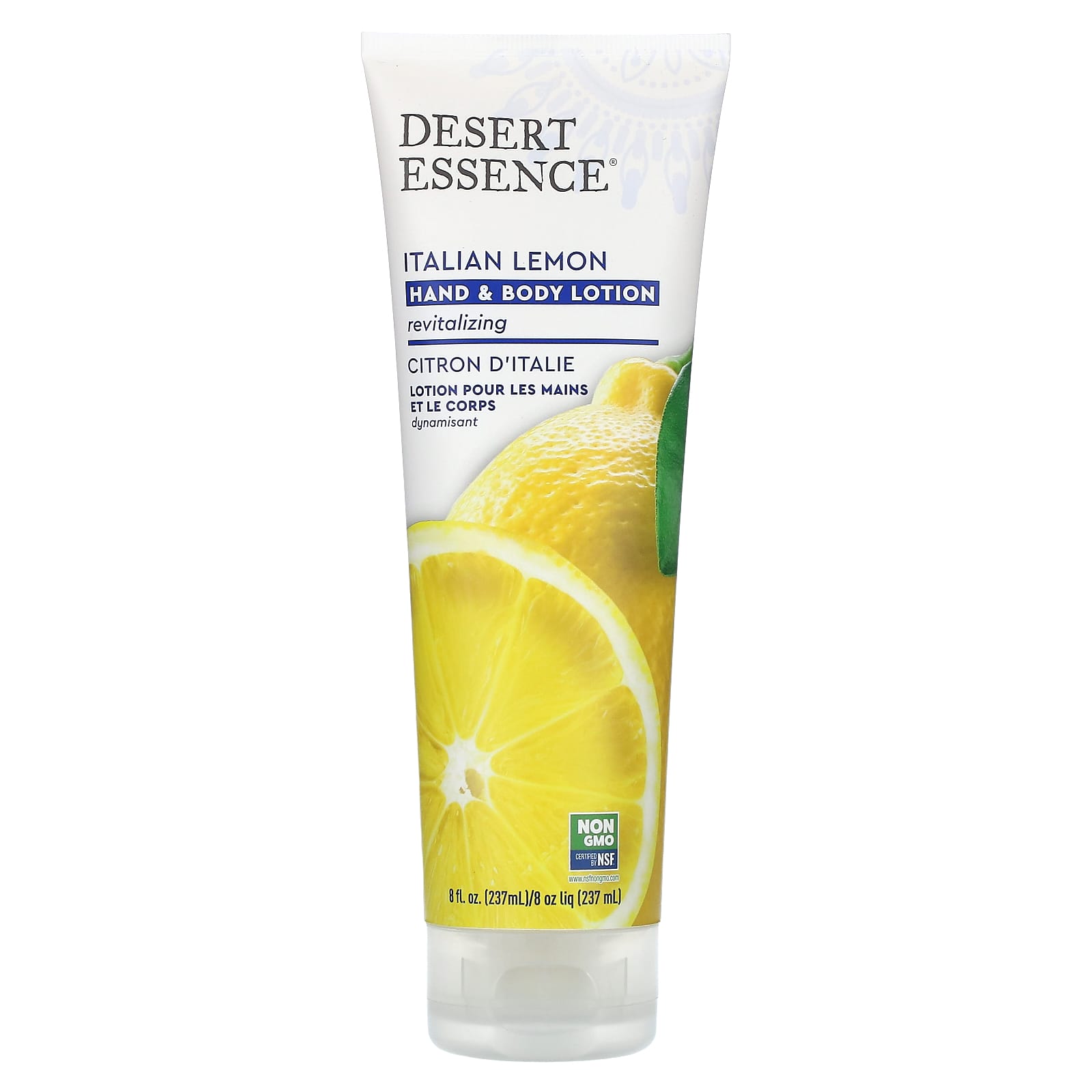 Desert Essence, Hand & Body Lotion Italian Lemon, 8 Oz UPC 718334337753 | Hilife Vitamins