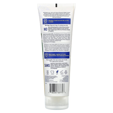 Desert Essence, Hand & Body Lotion Italian Lemon, 8 Oz UPC 718334337753 | Hilife Vitamins