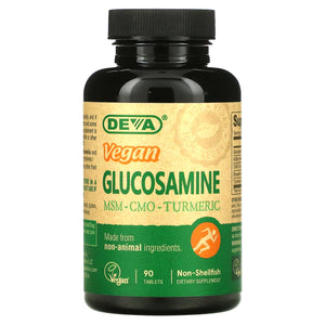 Deva Vegan, Vegan Glucosamine/Msm/Cmo, 90 Tablets - 895634000065 | Hilife Vitamins