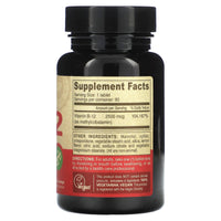 DEVA, Vegan B12 2500mcg Sublingual, 90 TABLET UPC 895634000430 | Hilife Vitamins
