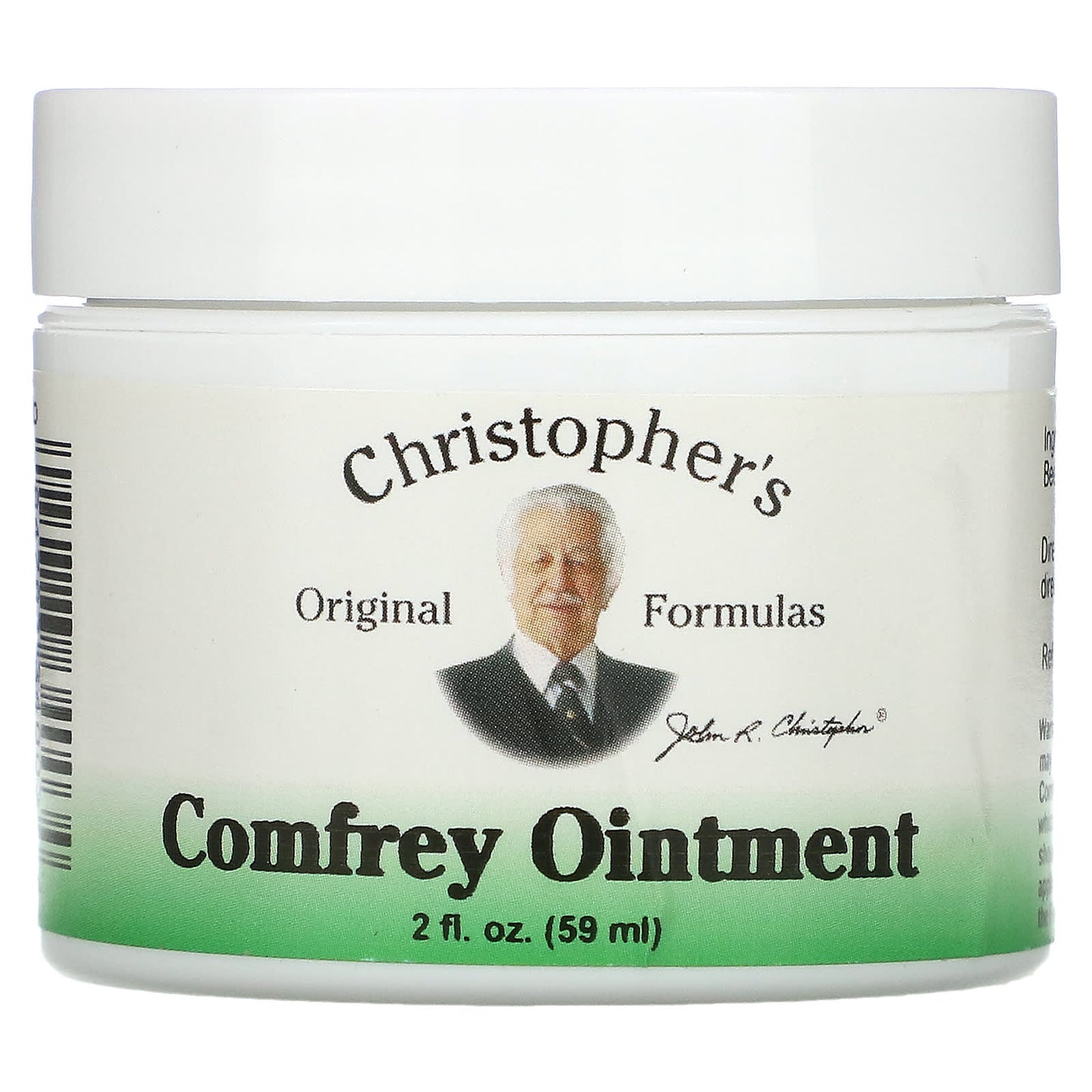 Doctor Christopher, Ointment Comfrey, 2 Oz Liquid UPC 084783340034 | HiLife Vitamins