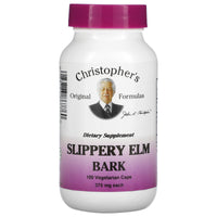 Doctor Christopher, Single Herb Slippery Elm, 100 Capsules UPC 084783867760 | HiLife Vitamins