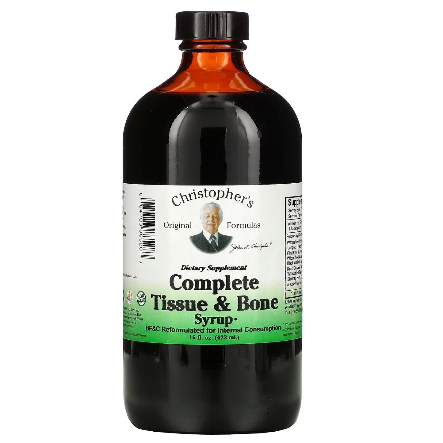 Doctor Christopher, Heal Syrup Comp Tissue & Bone, 16 Oz UPC 084783885283 | HiLife Vitamins