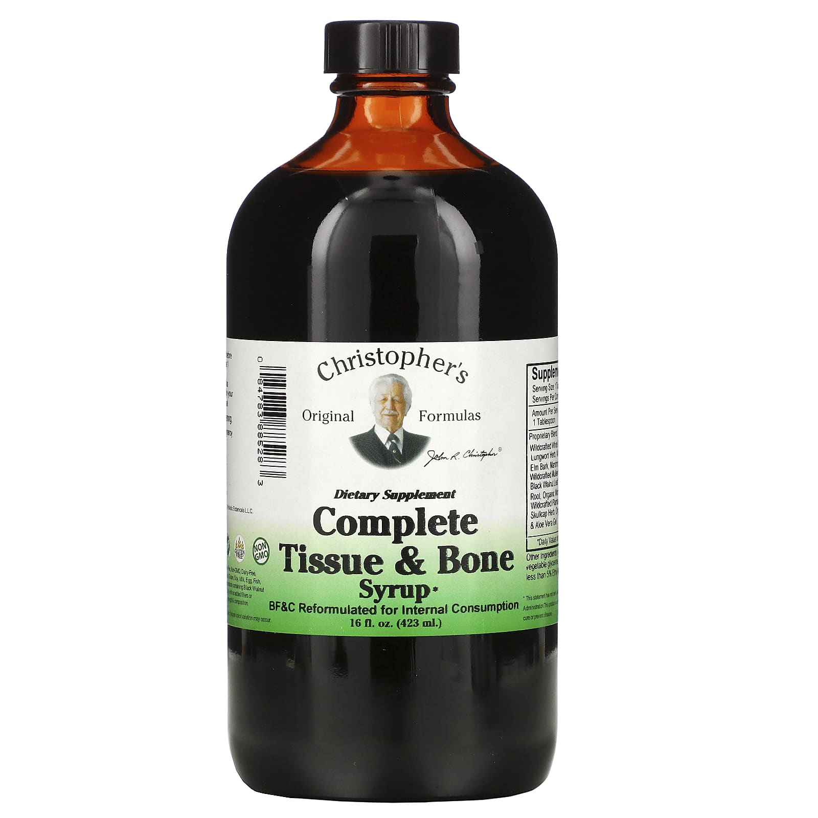 Doctor Christopher, Heal Syrup Comp Tissue & Bone, 16 Oz UPC 084783885283 | HiLife Vitamins