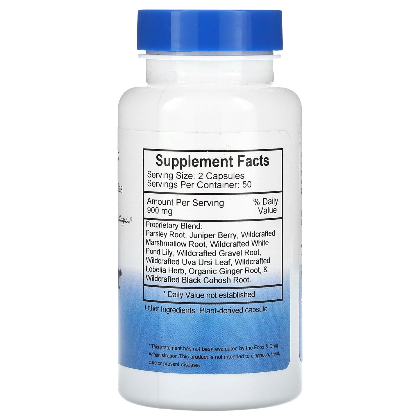 Doctor Christopher, Nourish Bladder, 100 Capsules UPC 084783891055 | HiLife Vitamins