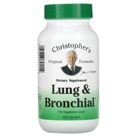 Doctor Christopher, Lung & Bronchial, 100 Vegetarian Caps UPC 084783891154 | HiLife Vitamins